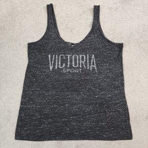 Victoria's Secret Gray Heathered Tank Top Sleeveless